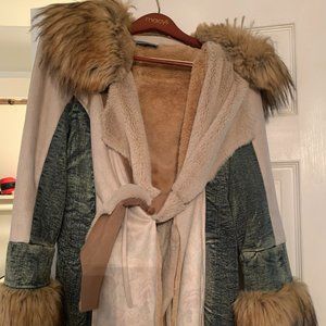 Medium Jacket with Faux Fur